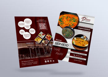 Folletos Bar LA PLAZA